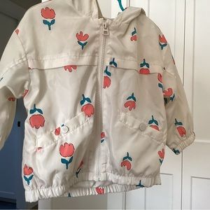 Zara girls rain jacket